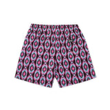 Pink Aztec Swim Trunks